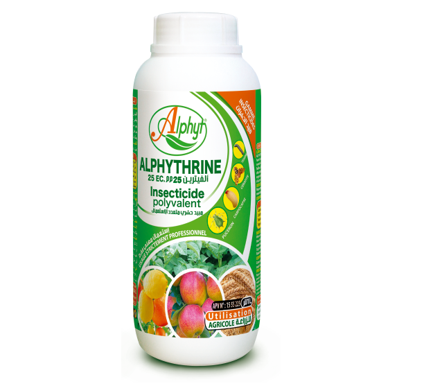 ALPHYTHRINE 25 EC, insecticide à effet choc et biodégradable